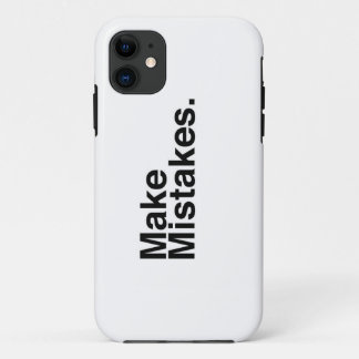 Maak fouten. iPhone 11 hoesje
