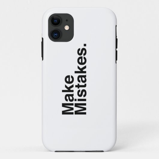 Maak fouten. Case-Mate iPhone case (Achterkant)