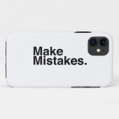 Maak fouten. Case-Mate iPhone case (Achterkant (horizontaal))