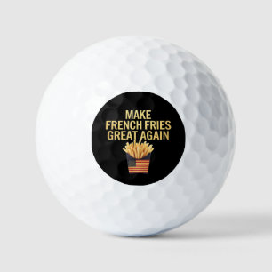 Maak frietjes weer heerlijk grappig golfballen