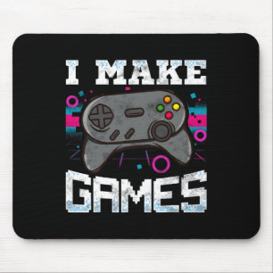 Maak games voor videogame ontwikkelaar cadeau muismat