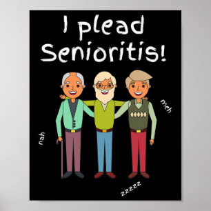 Maak gebruik van Senioristis. Oude Senior Man Vrou Poster