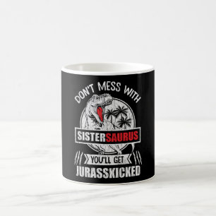 Maak geen grapjes met Sister Saurus Dinosaur Famil Koffiemok