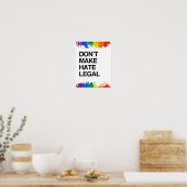 MAAK GEEN RECHTSPRAAK POSTER (Keuken)