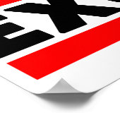 Maak geen Uitzonderingen Poster (Hoek)