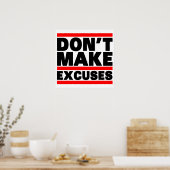 Maak geen Uitzonderingen Poster (Keuken)