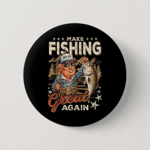 Maak Gevist weer geweldig USA Flag Grappig Ronde Button 5,7 Cm