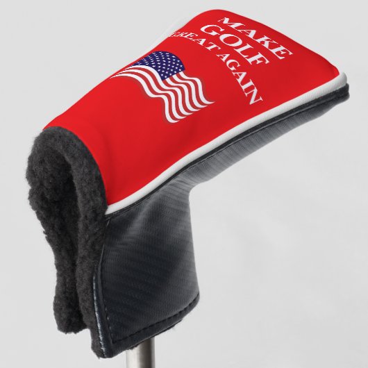 Maak Golf Weer Groot Funny Golfheadcover (3/4 voorkant)