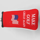 Maak Golf Weer Groot Funny Golfheadcover (Voorkant)