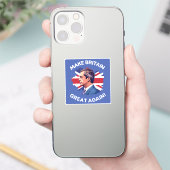 Maak Groot-Brittannië weer groot Nigel Farage Stic Sticker (Telefoon)