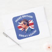 Maak Groot-Brittannië weer groot Nigel Farage Vierkante Sticker (Envelop)