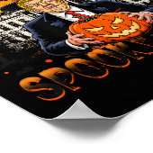 Maak Halloween Spooky Again Grappig Trump Hallowee Poster (Hoek)