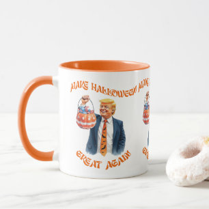 Maak Halloween weer geweldig Donald Trump Grappig Mok