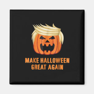 Maak Halloween weer geweldig Grappig Trumpkin Clas Magneet