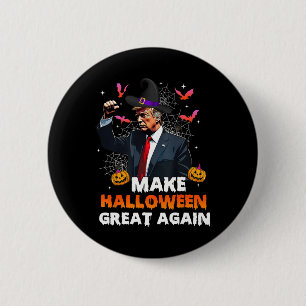 Maak Halloween weer geweldig Grappige Trump Grieze Ronde Button 5,7 Cm