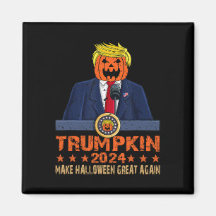 Maak Halloween weer Groot Amerika Trump Trumpkin M Magneet
