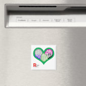 Maak handel liefde niet handel oorlog magneet (Insitu (Vaatwasser))