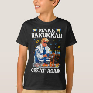 Maak Hanukkah Groot Again Trump Joods Lelijke Chan T-shirt