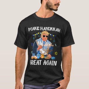 Maak Hanukkah Groot Again Trump Joods Lelijke Chan T-shirt
