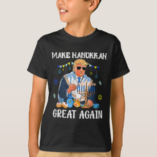 Maak Hanukkah weer groot Joodse lelijke Chanukah S T-shirt