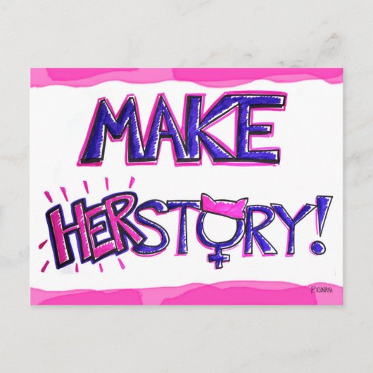 Maak HERstory Briefkaart (Voorkant)