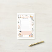 Maak het dagelijkse checklist post-it® notes (Op bureau)