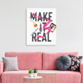 Maak het echt canvas afdruk (Insitu (Woonkamer))