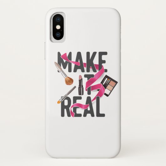 Maak het echt Case-Mate iPhone case (Achterkant)