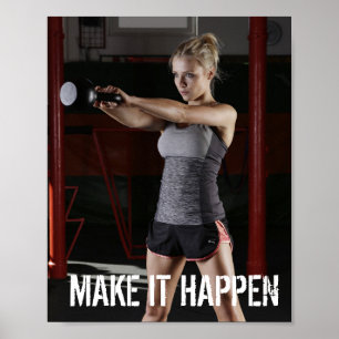 MAAK HET GEBEUREN, Gym Poster