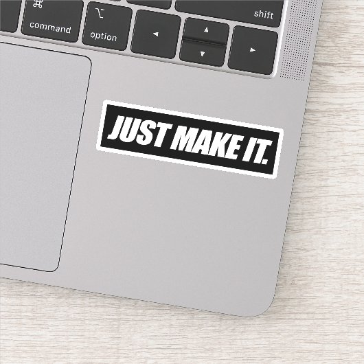 Maak het gewoon Sticker (Detail)