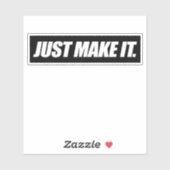 Maak het gewoon sticker (Vel)