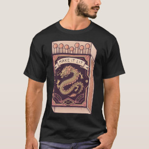 Maak het gloeiend t-shirt