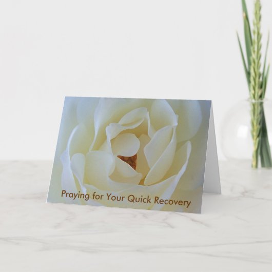 Maak het goed Kaart, White Rose Kaart (Voorkant)