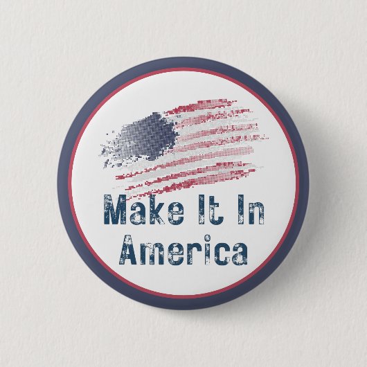 Maak het in Amerika verstopt Ronde Button 5,7 Cm (Voorkant)