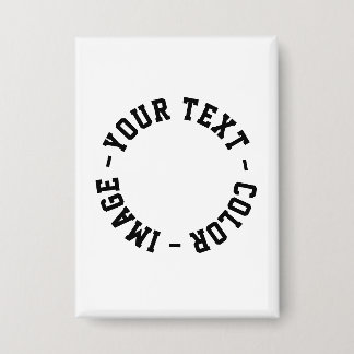 Maak het je eigen rechthoek 6,4 cm x 8,9 cm button