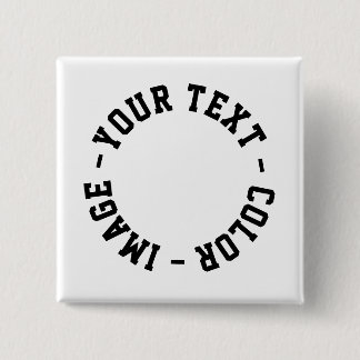 Maak het je eigen vierkant 2 inch vierkante button 5,1 cm