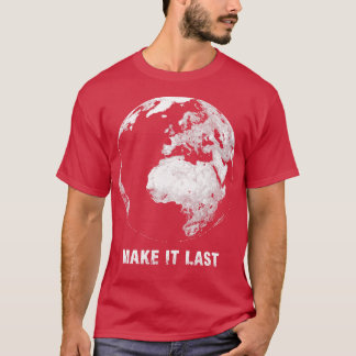 Maak het laatst sparen de planeet t-shirt