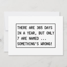 Maak het logisch! bedankkaart