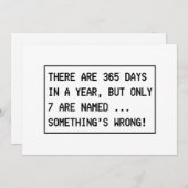 Maak het logisch! bedankkaart (Voorkant / Achterkant)