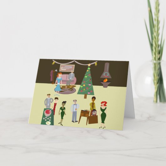 Maak het Merry! Feestdagen Kaart (Voorkant)