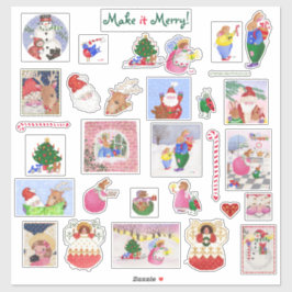 Maak het Merry! Kerst stickers