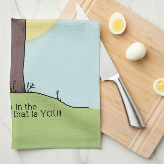 Maak het Persoonlijk Theedoek (Quarter Fold)