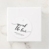 Maak het script Spread the Love Wedding Bedankjes Labels (In situ)