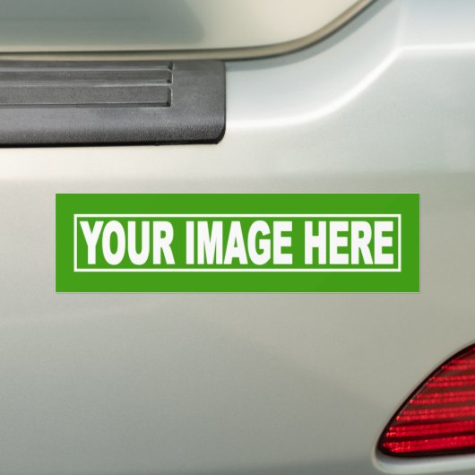 Maak het uw eigen aangepaste Bumpersticker (Op auto)