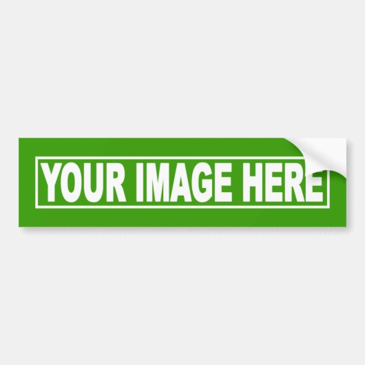 Maak het uw eigen aangepaste Bumpersticker (Voorkant)