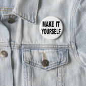 Maak het uw eigen Aangepaste Buttonnen Ronde Button 5,7 Cm (In situ)