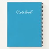 Maak het van jou: Custom Branded Spiral Notitieboe Notitieboek (Achterkant)