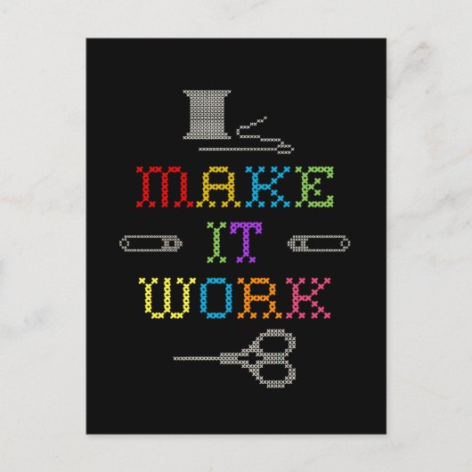 Maak het werk Mode Briefkaart (Voorkant)