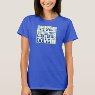 Maak het werk T-shirt compleet