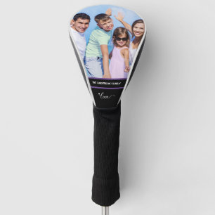 Maak het zelf 1 familienaam & foto golfheadcover